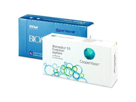 Biomedics 55 (6 lentilles, BC: 8.6)
